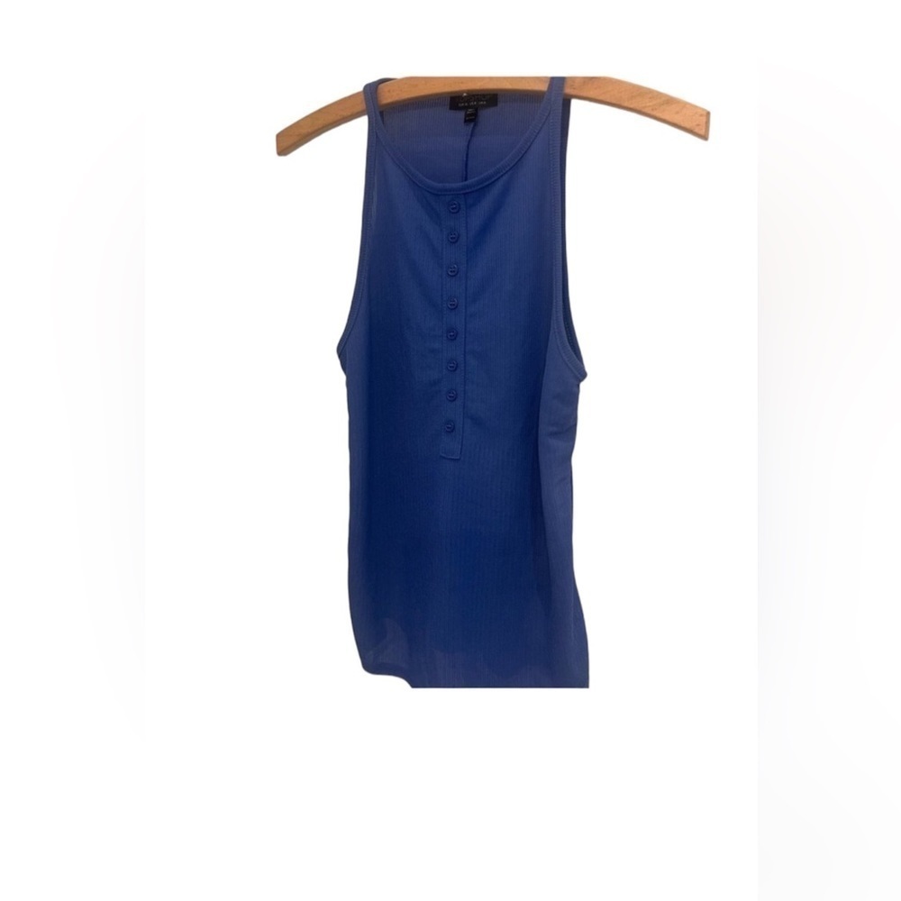 Top shop bleu tank top size 4